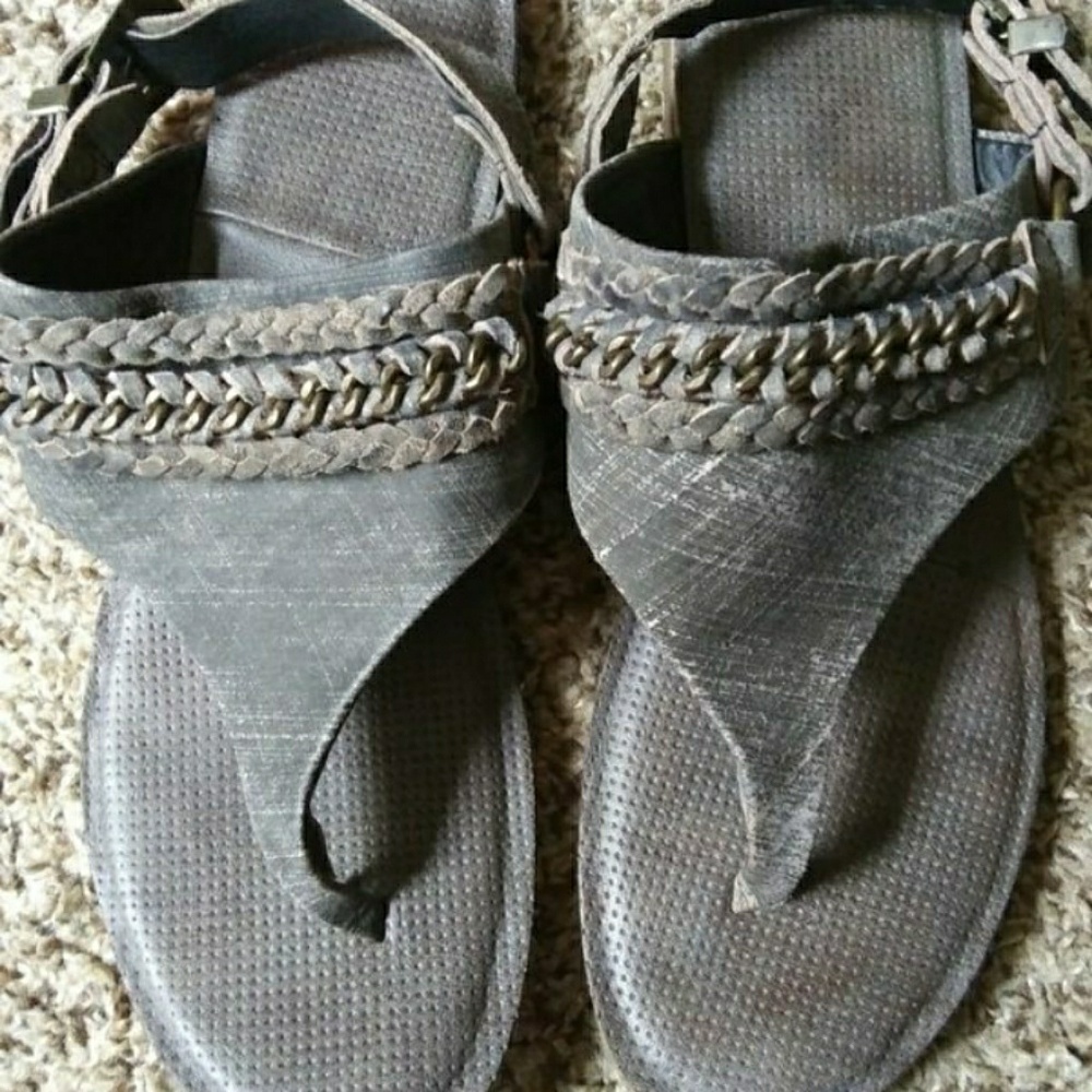 NAUGHTY MONKEY SANDALS (size 8.5)
